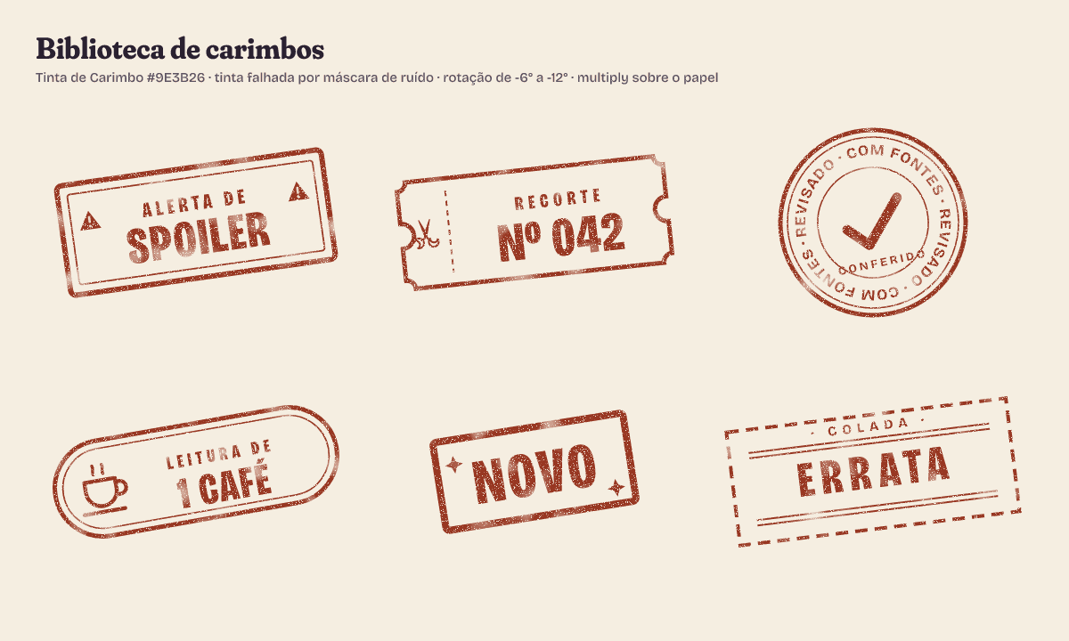 Biblioteca de carimbos