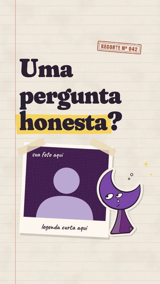 Capa-modelo polaroid para Shorts, Reels e TikTok