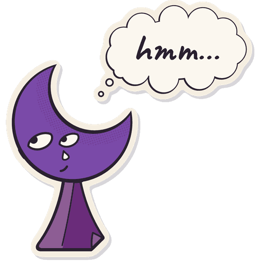 Figurinha do Crescêncio com o balão “hmm…”